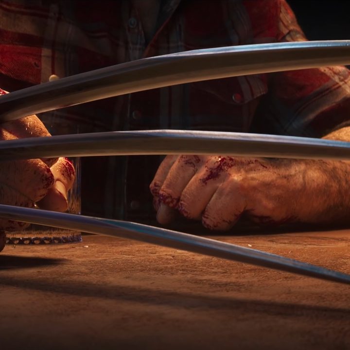Logan's claws out in Marvel's Wolverine.