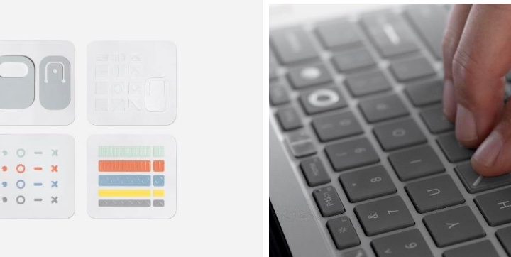 Microsoft's Surface Adaptive Kit helps those with disabilities better navigate their Surface devices by touch or visual labels.