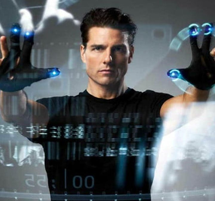 Tom Cruise in Minority Report.