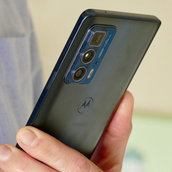 Moto Edge 20 Pro's camera module.