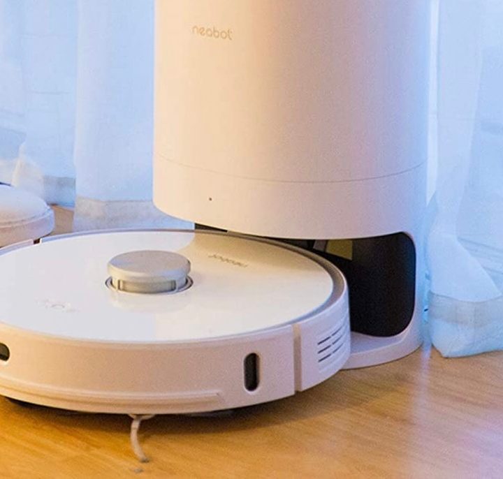 The Neabot Self-Emptying Robot Vacuum.