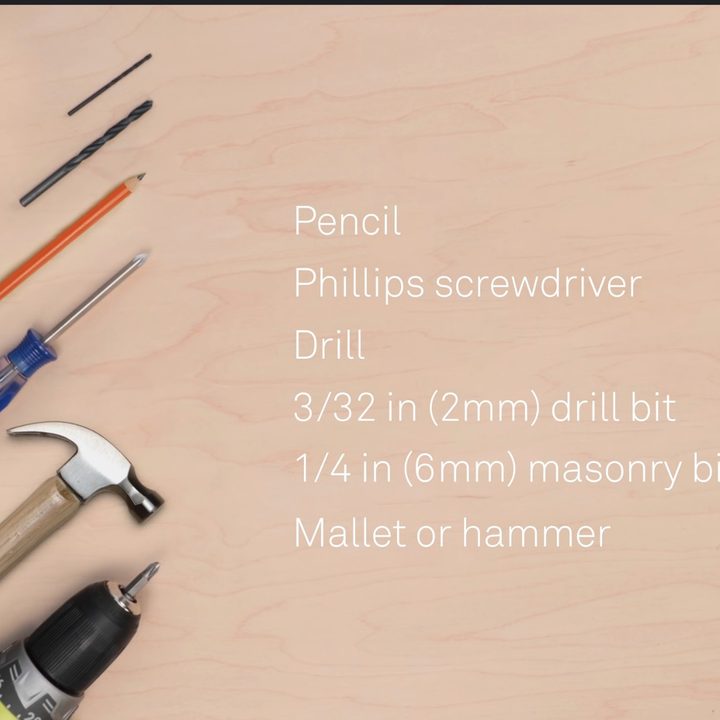 Nest Doorbell required installation tools.