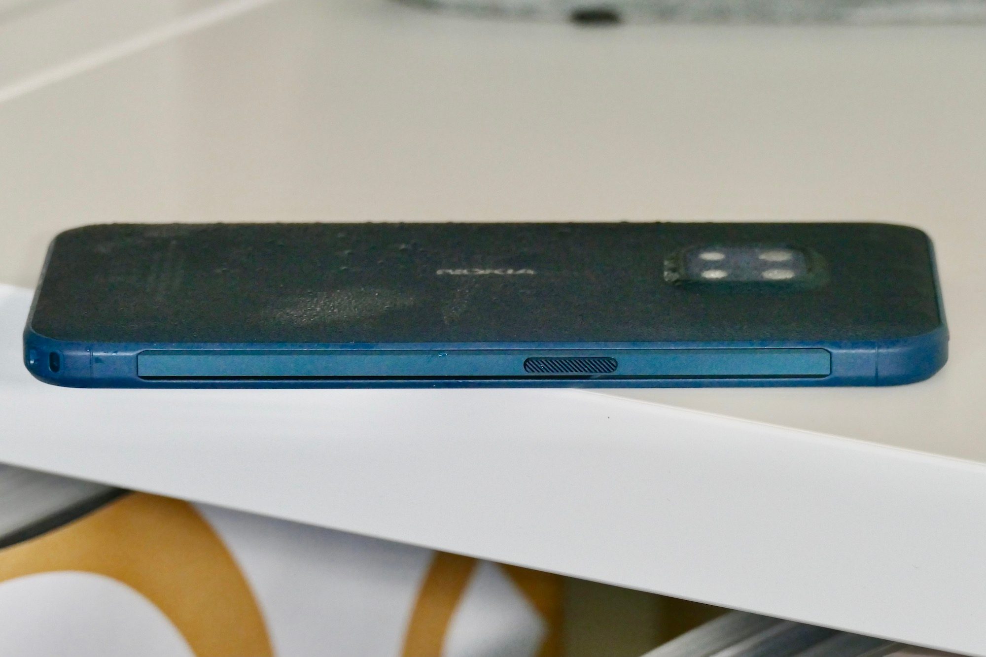 Google Assistant button on the Nokia XR20.