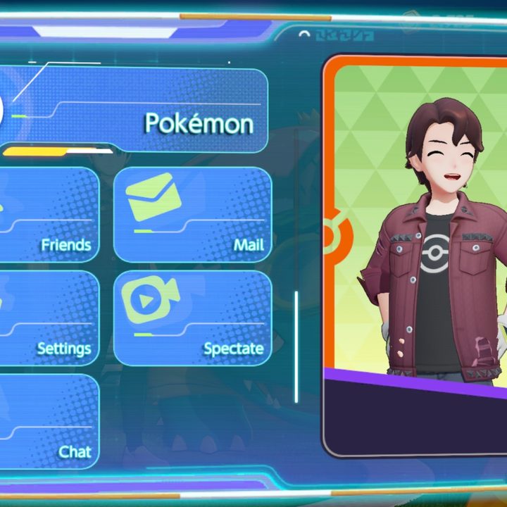 Finding the Settings screen in Pokémon Unite.