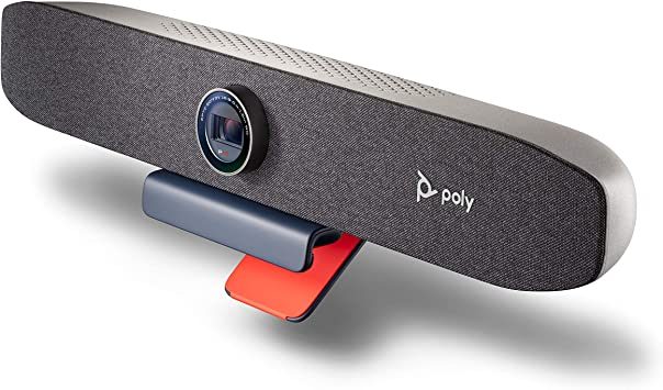 The Poly Studio 15 is a 4K webcam with an integrated soundbar for better audio.