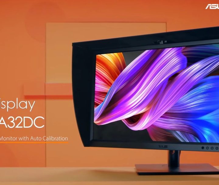 Asus' studio-grade monitor with built-in colorimeter.