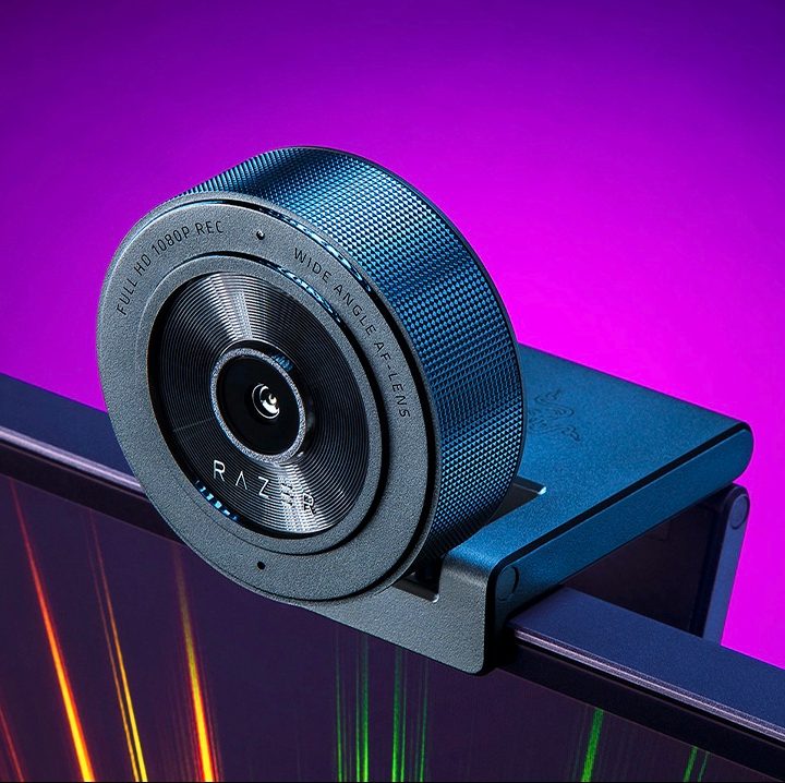 Razer's new Kiyo X uses a virtual ring light to illuminate your face.