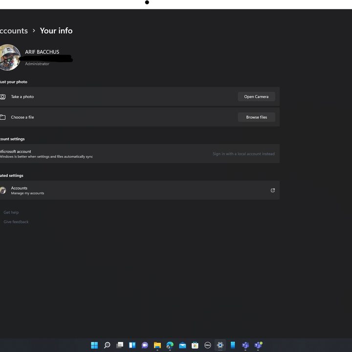 Removing a Microsoft Account in Windows 11