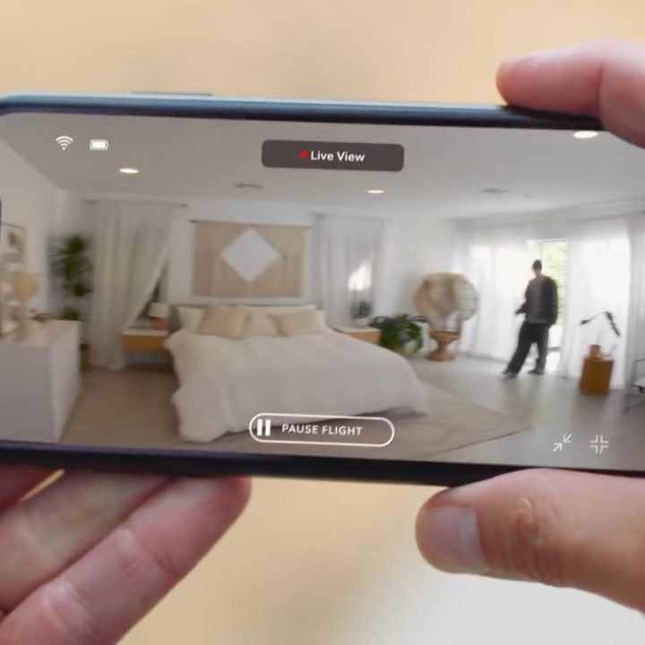 Ring footage on a smartphone.