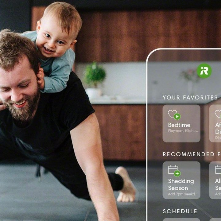 The Roomba S9+ app.