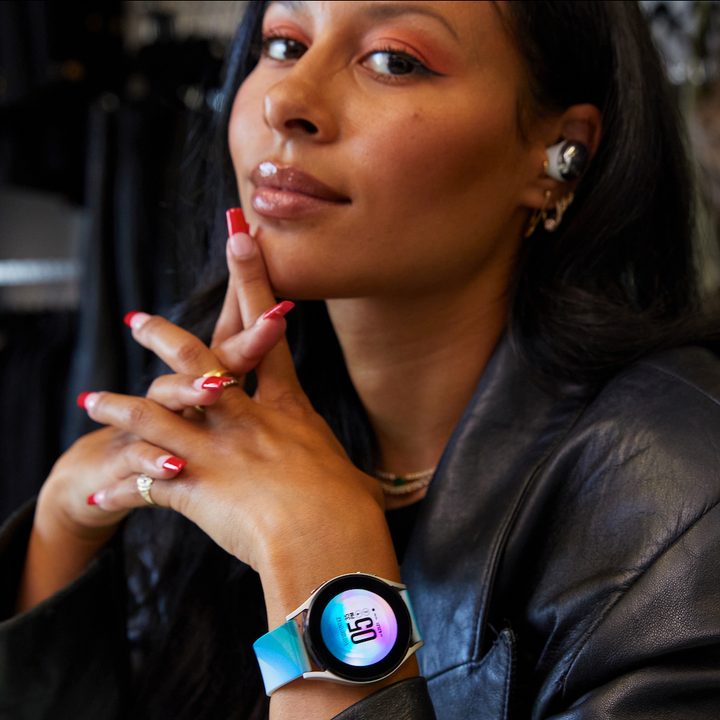 Sami Miró and the Galaxy Watch 4.