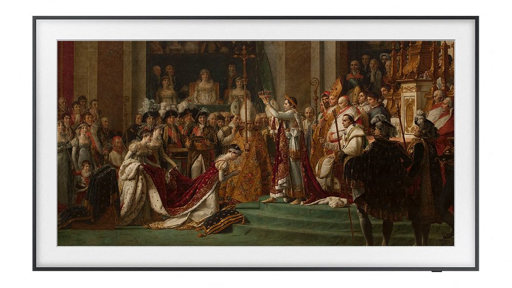 Samsung's The Frame TV displaying art from the Louvre.