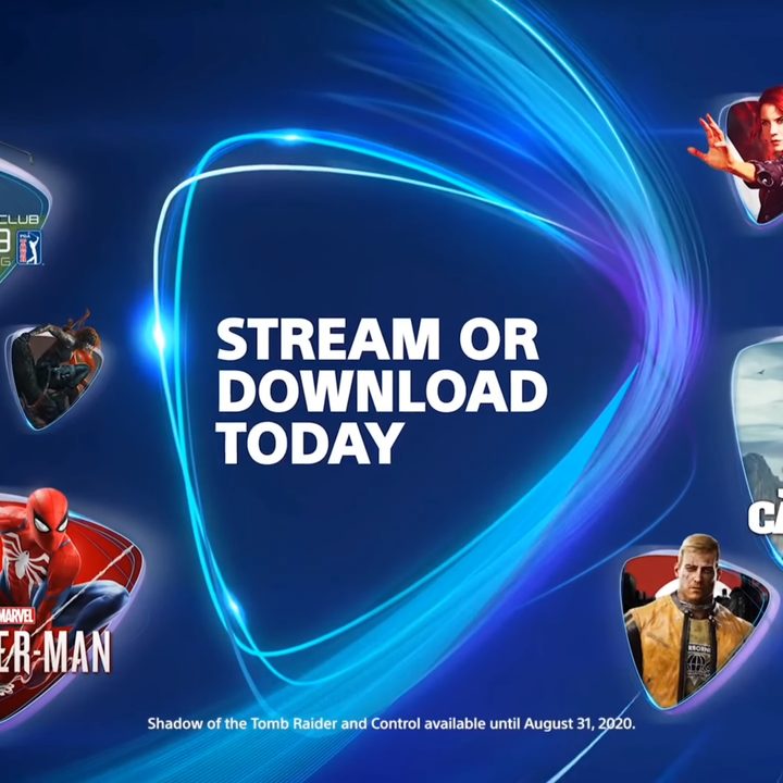 Various games you can download or stream on PS Now.