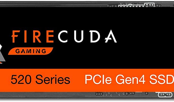 The Seagate Firecuda 520 500GB SSD.
