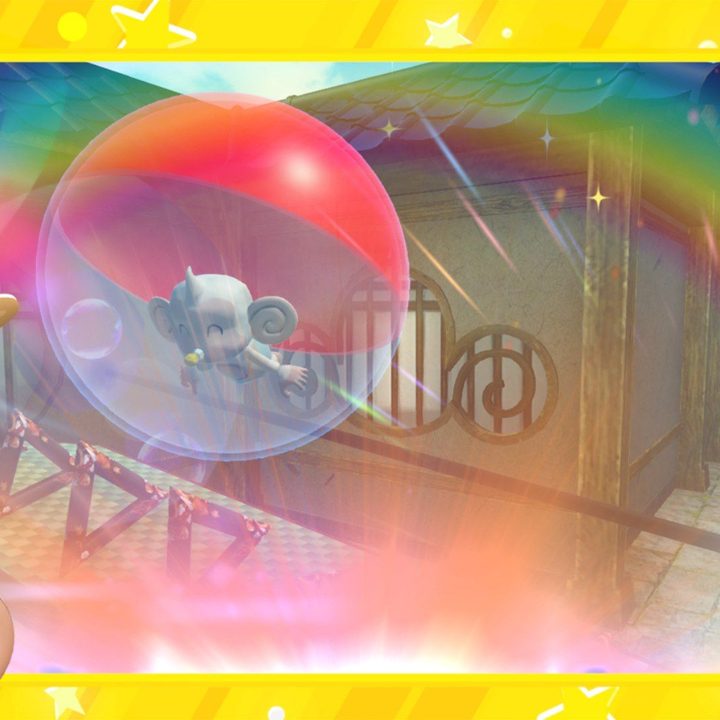 Baby soars through a level.