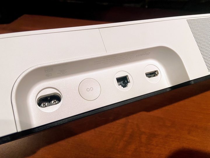 Sonos Beam Gen 2's rear ports.