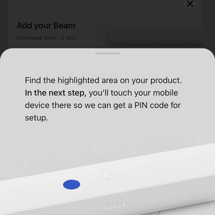 Sonos app screenshot.