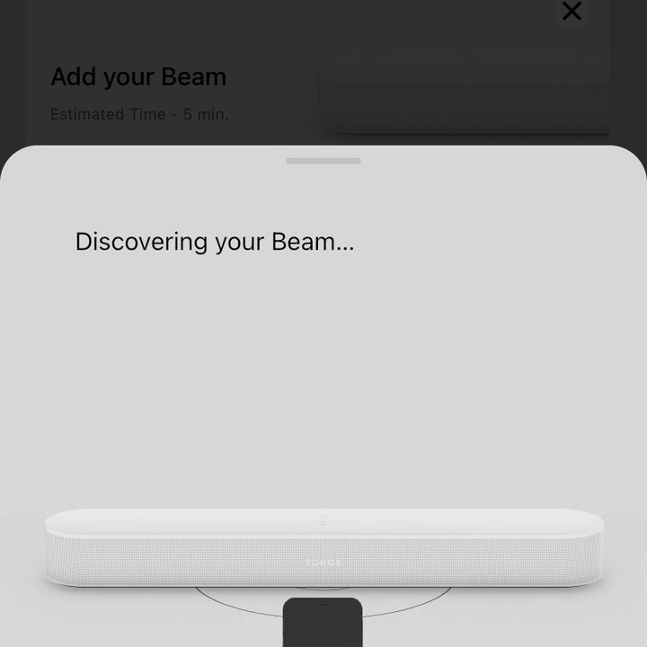 Sonos app screenshot.
