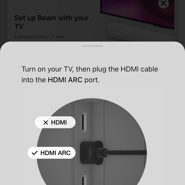 Sonos app screenshot.