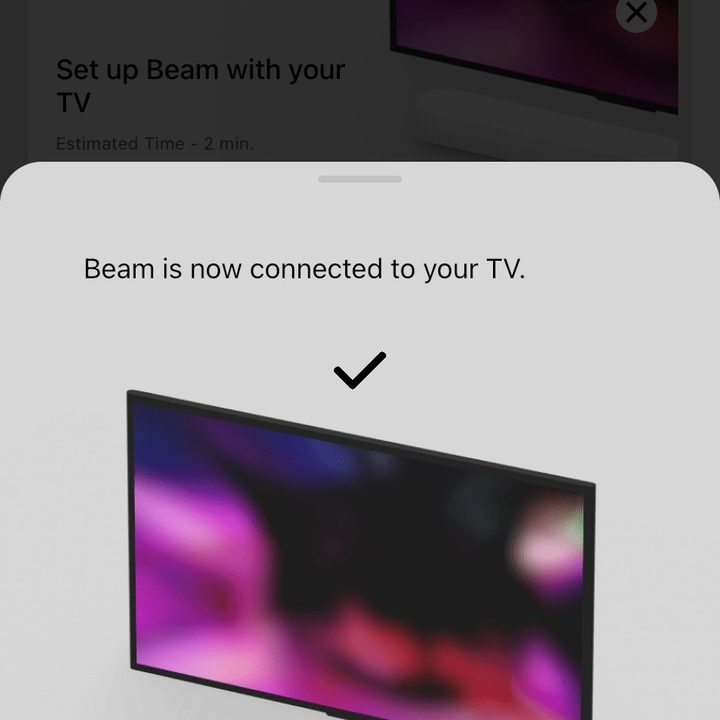 Sonos app screenshot.