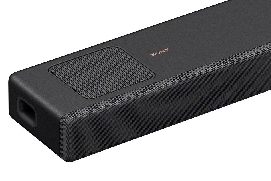 Sony HT-A5000 Dolby Atmos soundbar close-up.