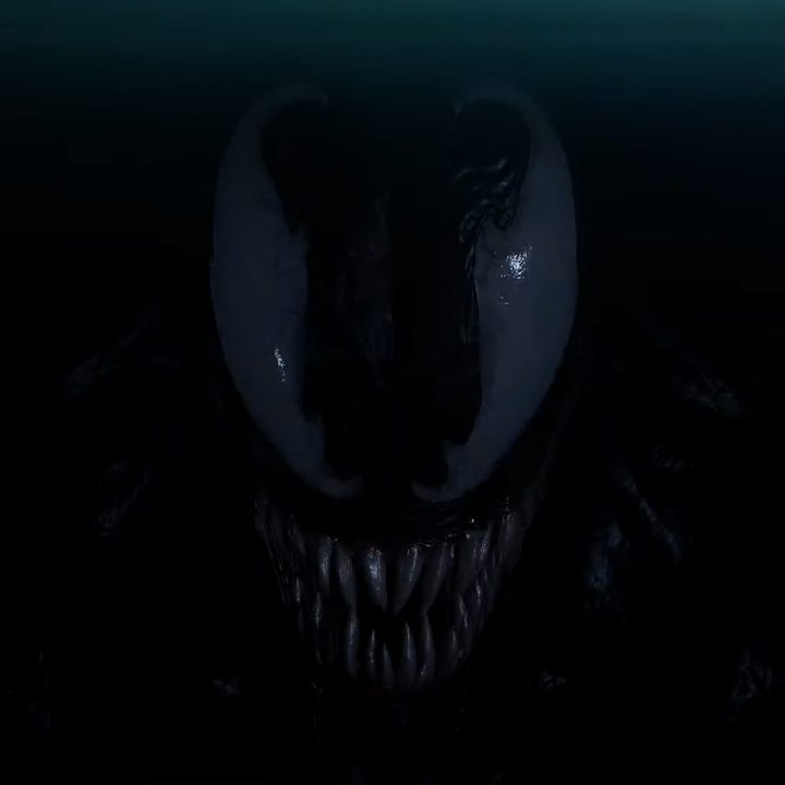 Venom poses for the camera.