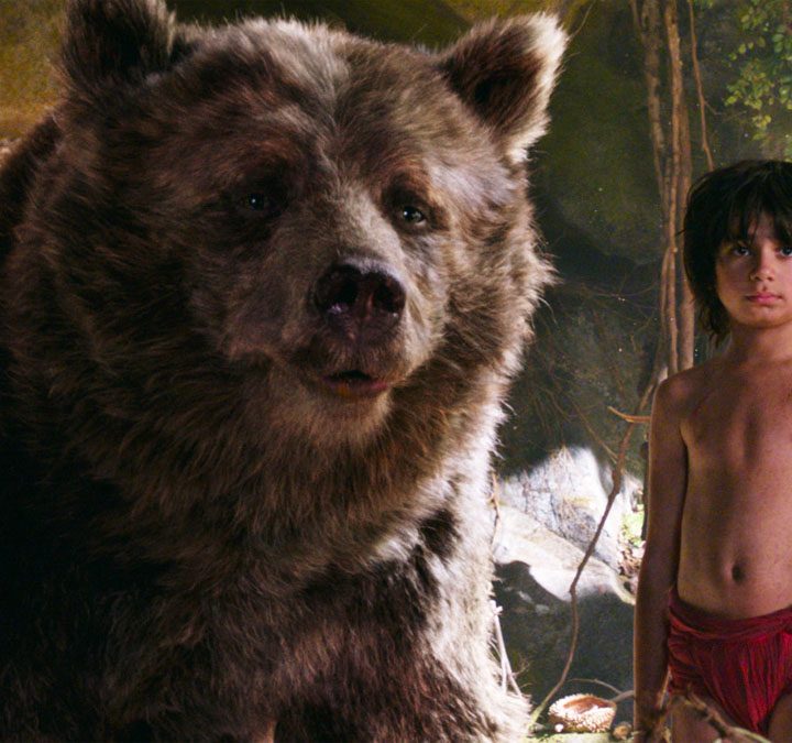 Bill Murray and Neel Sethi in The Jungle Book.