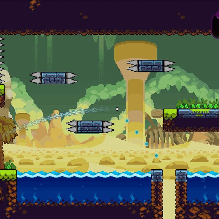 A cursed hole, filled with spikes and hazards