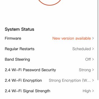 Security options for your Vilo mesh network.