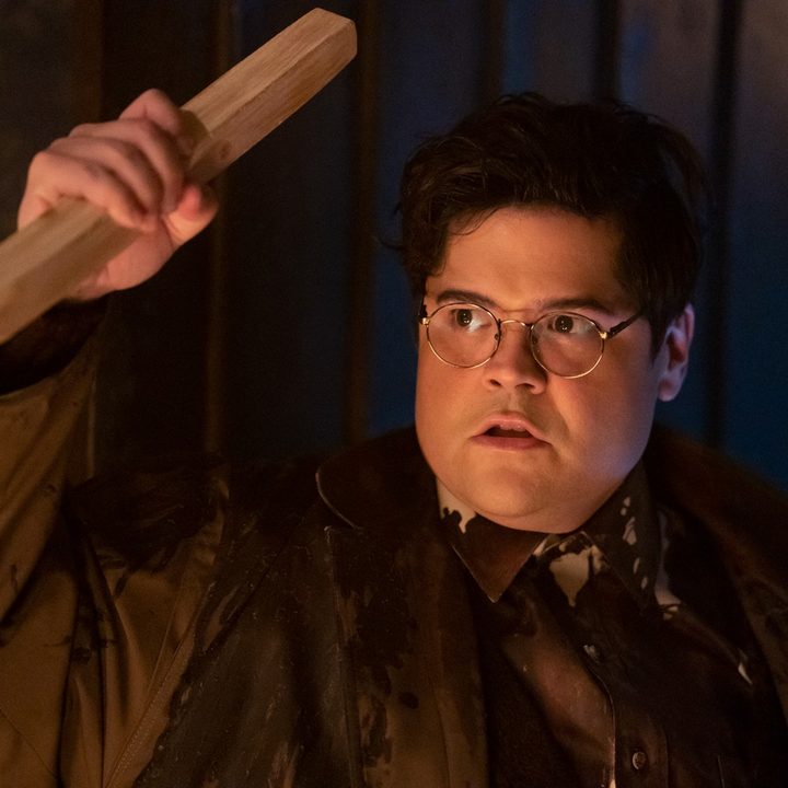 Harvey Guillén as Guillermo in the FX series What We Do In The Shadows.