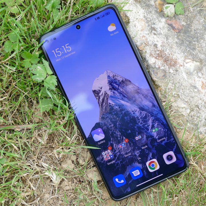Xiaomi 11T Pro's screen.