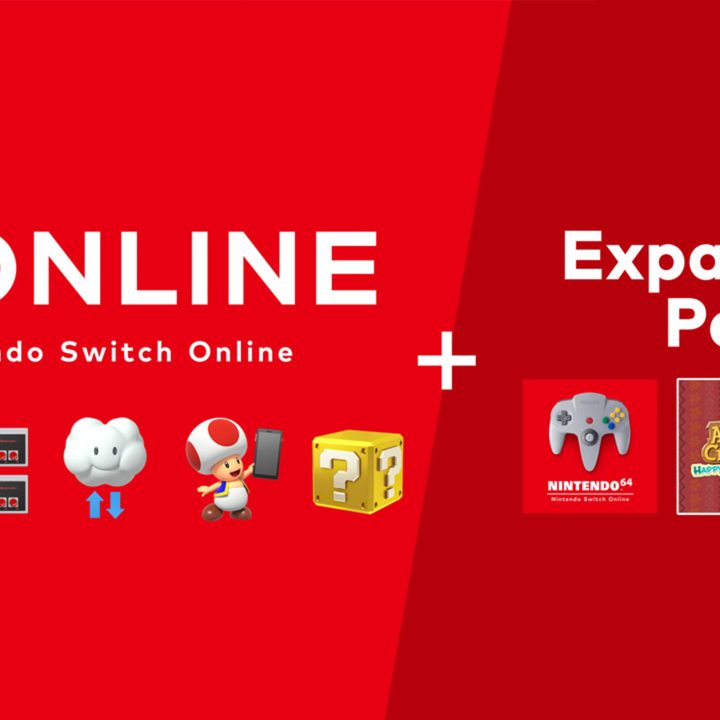 Logo and icons for Nintendo Switch Online + Expansion Pack.