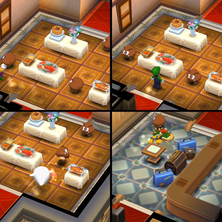 Goomba hotel puzzles.