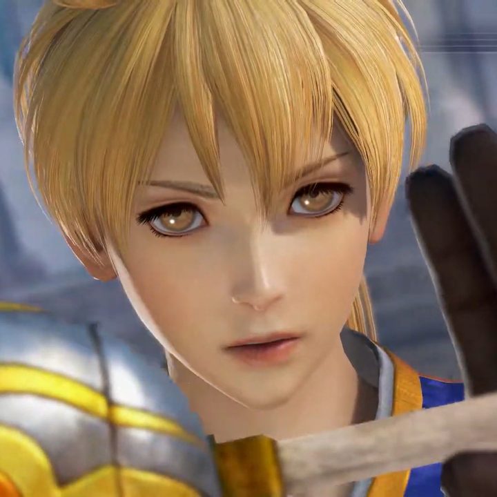 Ramza holding up their rapier.