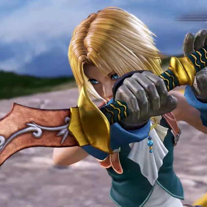Zidane ready to strike with his twin swords.