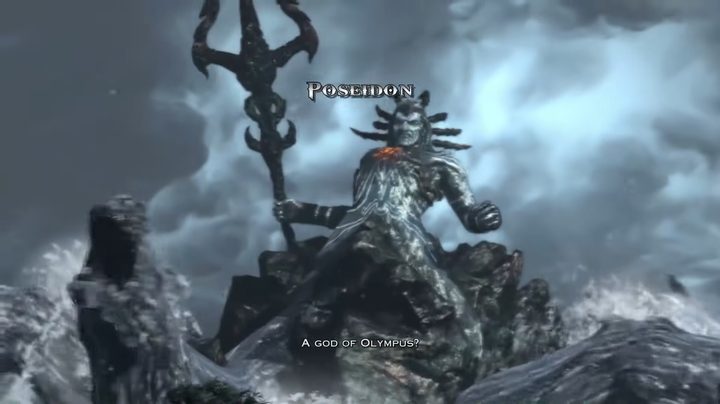 Poseidon appearing to attack.