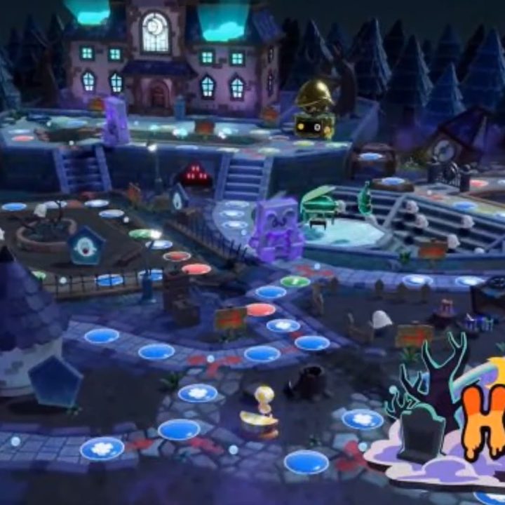Horror Land board overview.