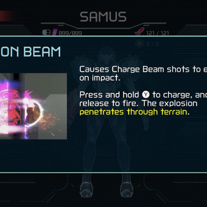 Diffusion Beam from Metroid Dread.