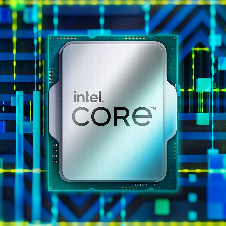 Render of Intel Alder Lake chip.