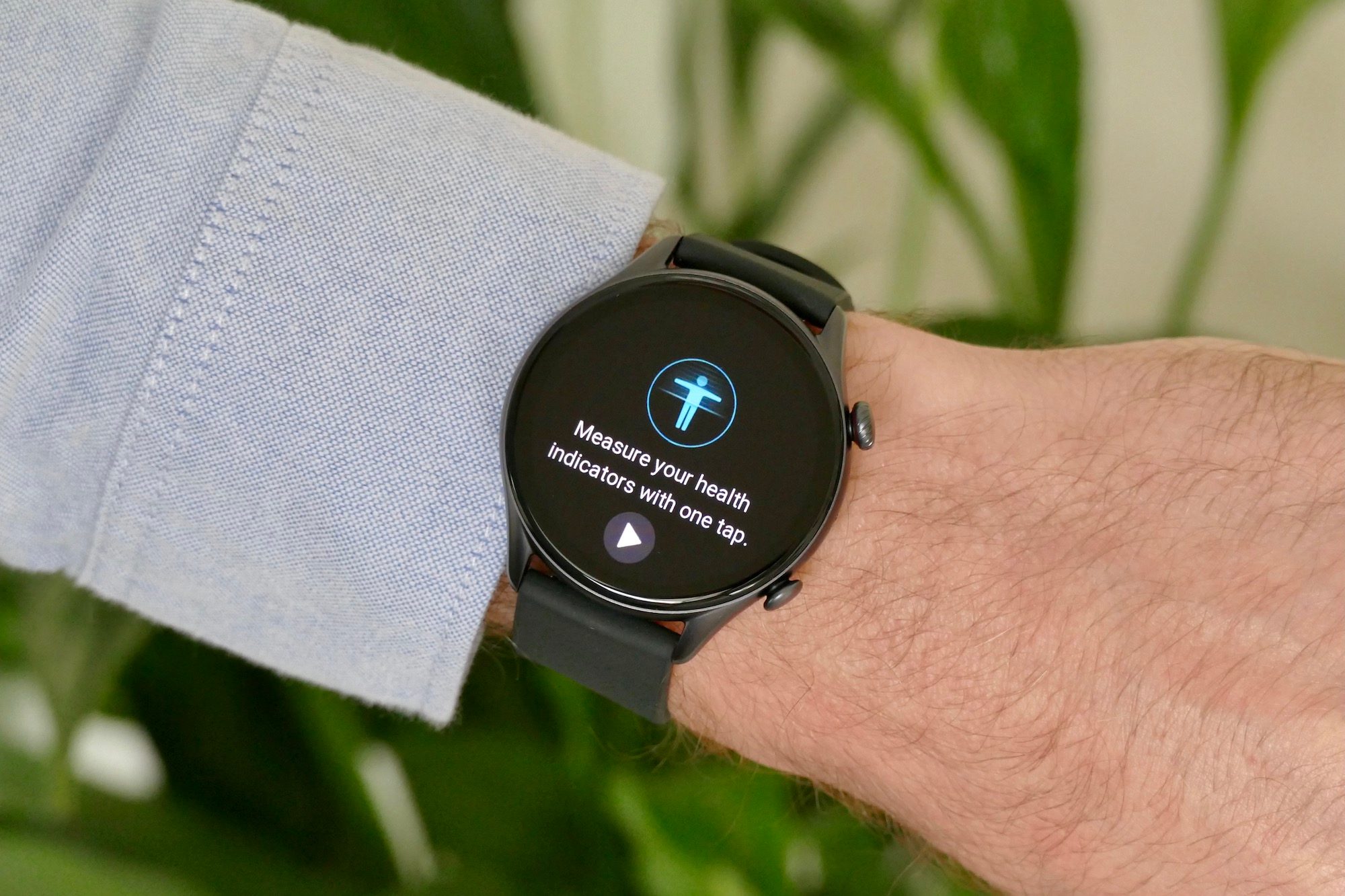 One Tap Measurement mode on the Amazfit GTR 3 Pro.
