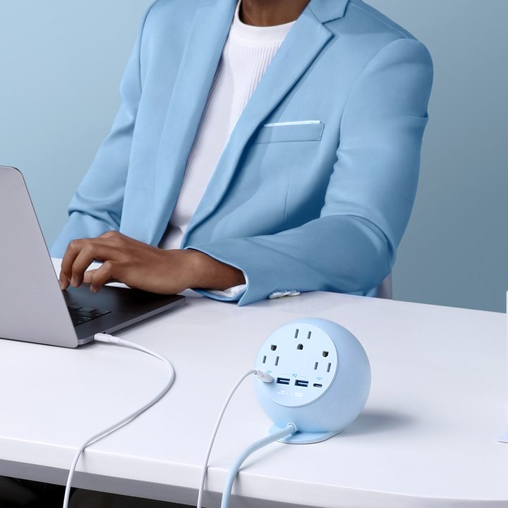 Image of the back of the Anker Charging Station.