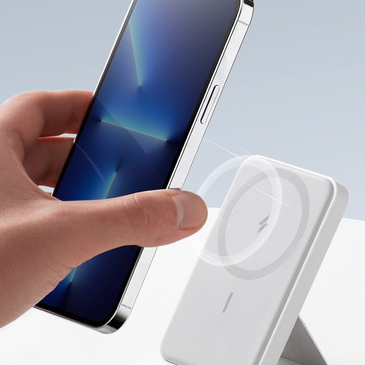 Image of Anker Battery acting as a stand.