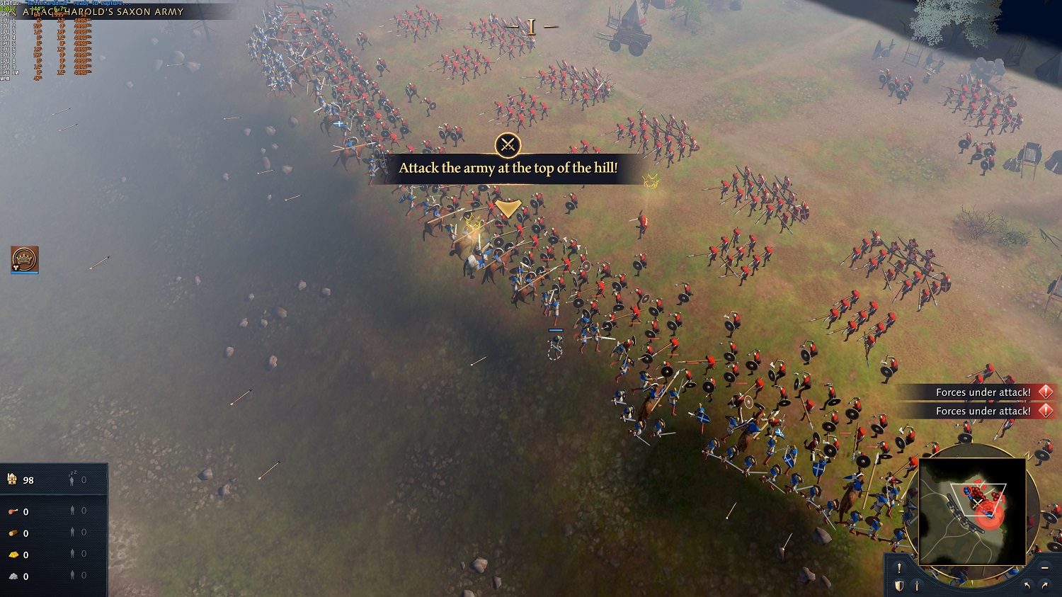 Age of Empires IV battle.