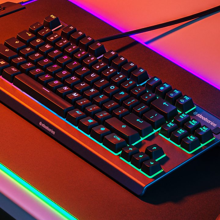 SteelSeries's new Apex 3 TKL boasts an IP32 rating.