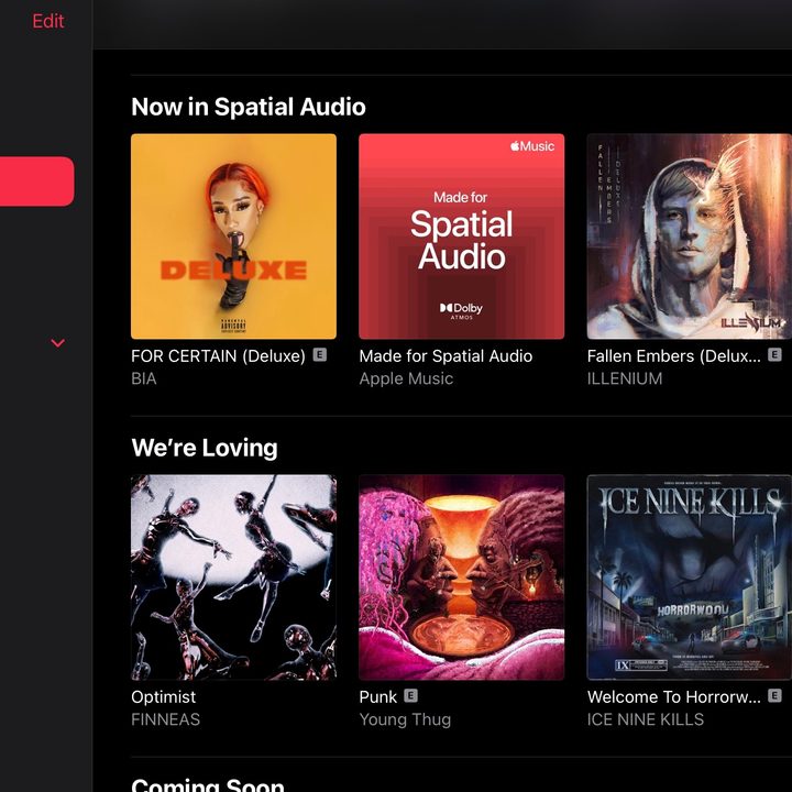Apple Music Spatial Audio Playlists.