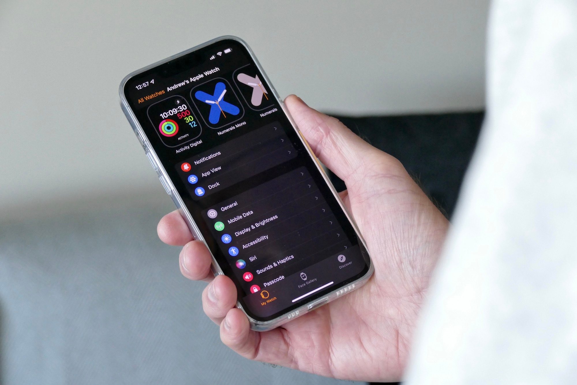 Apple Watch app.