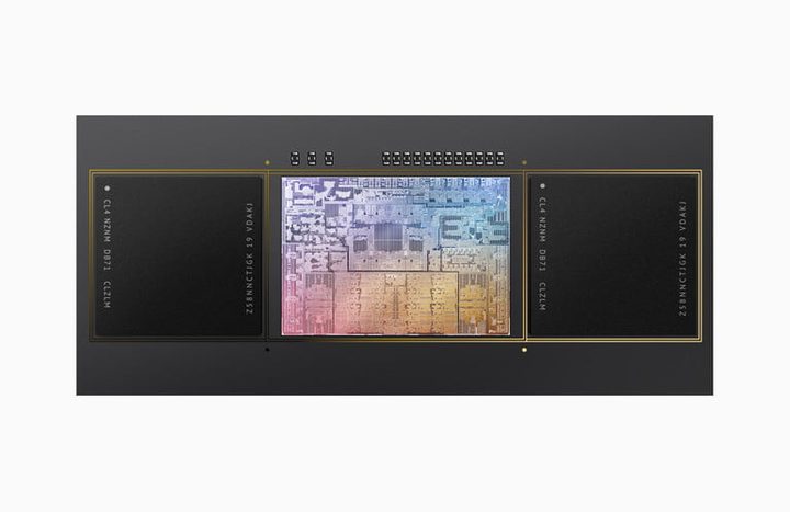 Die shot of the M1 Max chip.