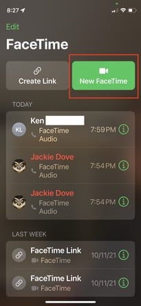 FaceTime group calls.