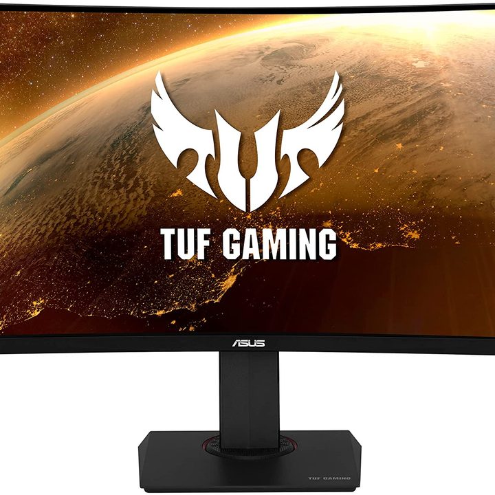 The Asus TUF VG32VQR monitor.