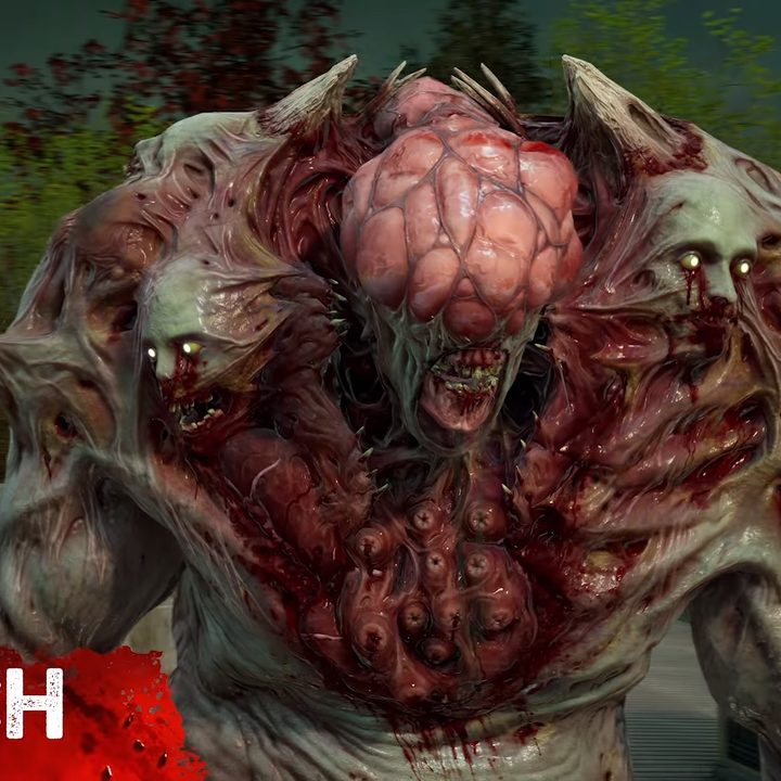 Back 4 Blood Retch preparing to attack.